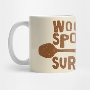 wooden spoon survivor Mug